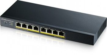 Zyxel Networks Gs1900-8hp V3, 8-port Gbe L2 Poe Smart Switch, 802.3at, Desktop,