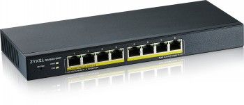 Zyxel Networks Gs1900-8hp V3, 8-port Gbe L2 Poe Smart Switch, 802.3at, Desktop, – 2