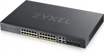 Zyxel Networks Gs1920-24hpv2, 28 Port Smart Managed Poe Switch 24X Gigabit