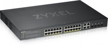 Zyxel Networks Gs1920-24hpv2, 28 Port Smart Managed Poe Switch 24X Gigabit – 2
