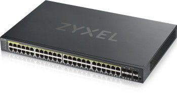 Zyxel Networks Gs1920-48hpv2, 50 Port Smart Managed Poe Switch 48X Gigabit
