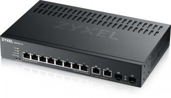Zyxel Networks Gs2220-10,eu Region,8-port Gbe L2 Switch With Gbe Uplink (1 Year