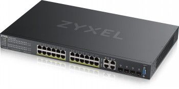 Zyxel Networks Gs2220-28hp,eu Region,24-port Gbe L2 Poe Switch With Gbe Uplink