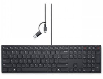Dell Pro Wired Collaboration Keyboard - KB525C - Us International (qwerty)