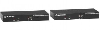 Black Box Box Kvm Extender Fiber Sfp Bundle - 4K Sh Dp Usb 2.0 Serial Audio