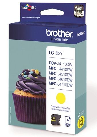 Brother Lc-123y Toner Yellow 600P