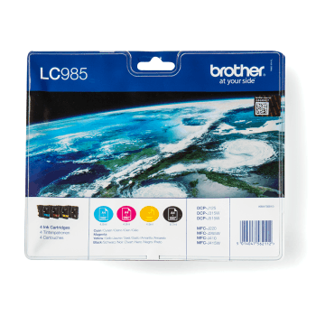 Brother Value Pack (lc-985 Bk/c/m/y)