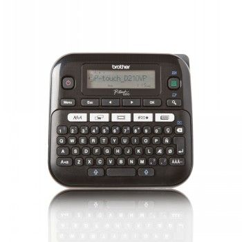 Brother Pt-d210vp Desktop Label Thermo Printer, 20mm/sec + Case