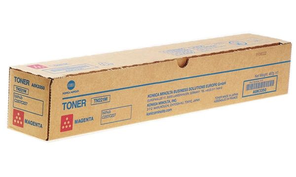 Konica Minolta TN221M (A8K3350) Lazerinė kasetė, Purpurinė