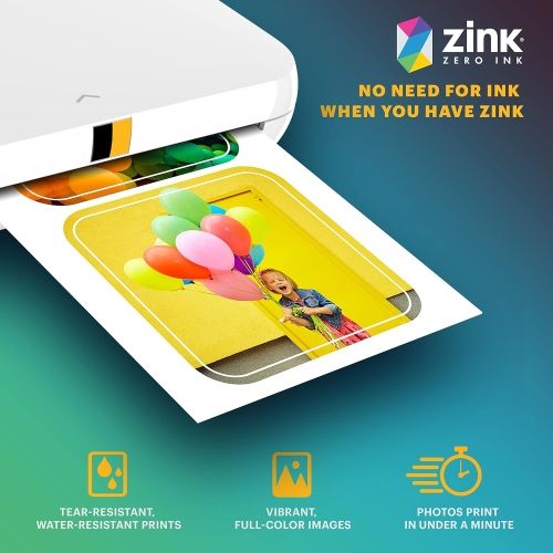 Kodak ZINK 2x3'' 50x76 mm 30 Sheets Pre-Cut Sticker Fotopopierius – 3