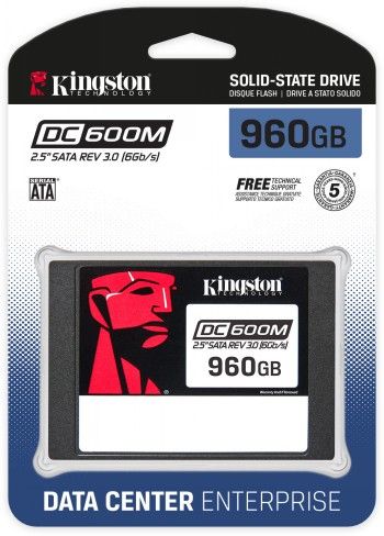 Kingston 960G DC600M (mixed-use) 2.5? Enterprise Sata SSD Bulk – 2