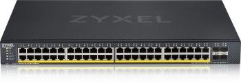 Zyxel Networks Xgs1935-52hp, 52 Port Lite-l3 Smart Managed Poe Switch, 48X – 4