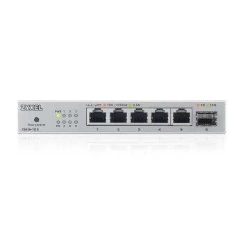 Zyxel Networks XMG-105 5 Ports 2,5g + 1 Sfp+ Multigig Unmanaged Desktop Switch