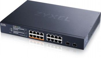 Zyxel Networks Xmg1915-18ep, 16-port 2.5gbe, 2 Sfp+, 8 X Poe++ 180W Smart