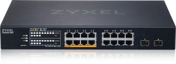 Zyxel Networks Xmg1915-18ep, 16-port 2.5gbe, 2 Sfp+, 8 X Poe++ 180W Smart – 5