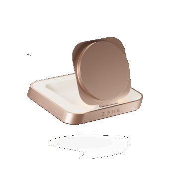 Zens Magnetic Nightstand Charger Copper