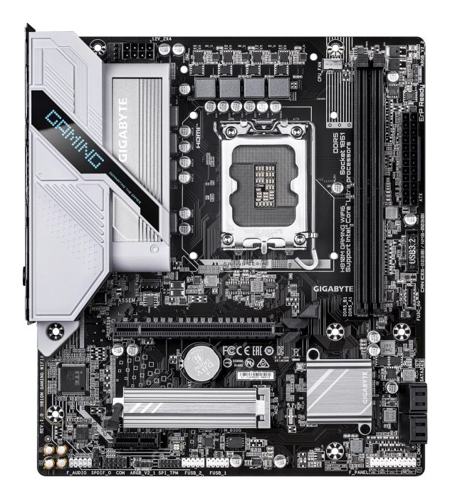 Mainboard GIGABYTE micro ATX Intel H810 2xSlots LGA 1851 (Socket V1) DDR5 – 2