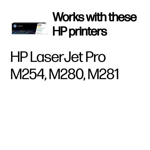 HP 203X (CF542X) Lazerinė kasetė, Geltona – 3