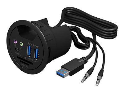 ICY BOX IB-HUB1404A Desk Hub 2x USB 3.0 – 5