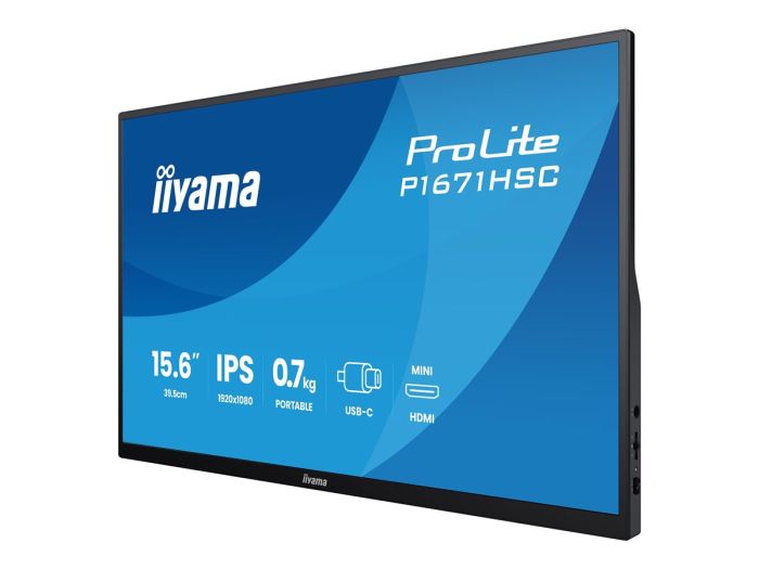 IIYAMA P1671HSC-B1 Portable 15.6inch IPS – 5