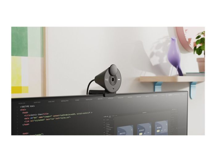 LOGI Brio 300 Full HD webcam - GRAPHITE – 4