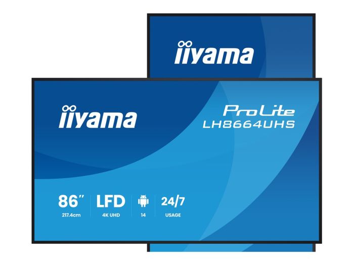 IIYAMA LH8664UHS-B3AG 86inch 3840x2160 – 5