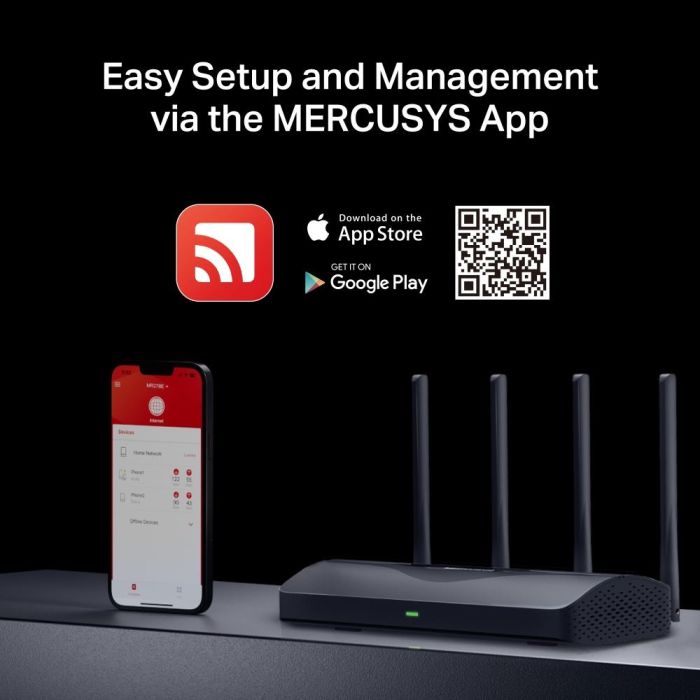 Wireless Router MERCUSYS Router 3600 Mbps MR27BE – 8