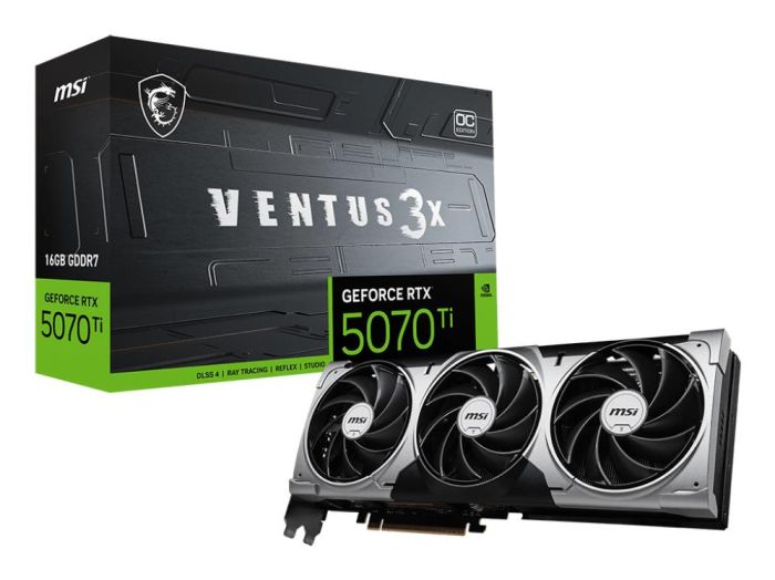 Graphics Card MSI NVIDIA GeForce RTX 5070 Ti GDDR7 16GB – 7