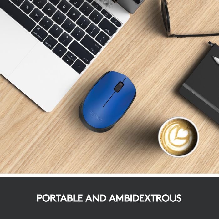 MOUSE USB OPTICAL WRL M171/BLUE 910-004640 LOGITECH – 7