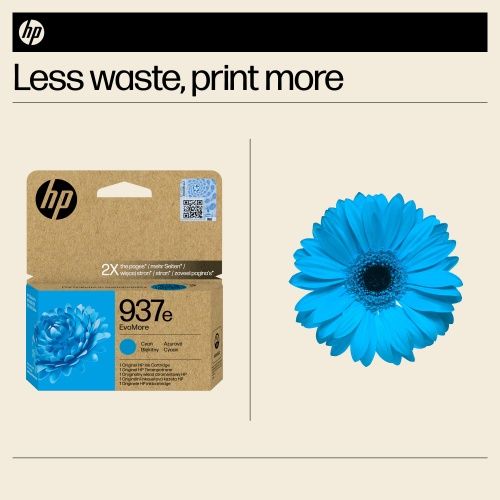 HP 937e EvoMore (4S6W6NE) Rašalinė kasetė, Žydra – 3