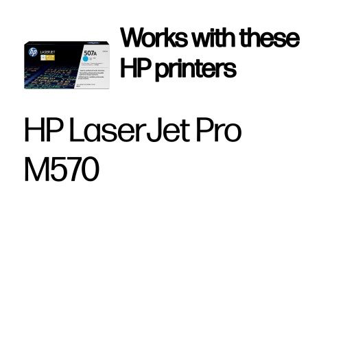 HP 507A (CE401A) Lazerinė kasetė, Žydra – 2