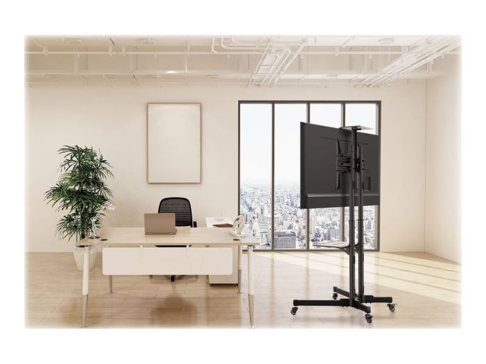 TECHLY Floor Trolley with Shelf LCD/LED – 6