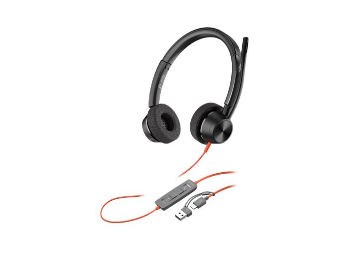 HP Poly BW 3320 Stereo -M USB-C +USB-C/A – 6