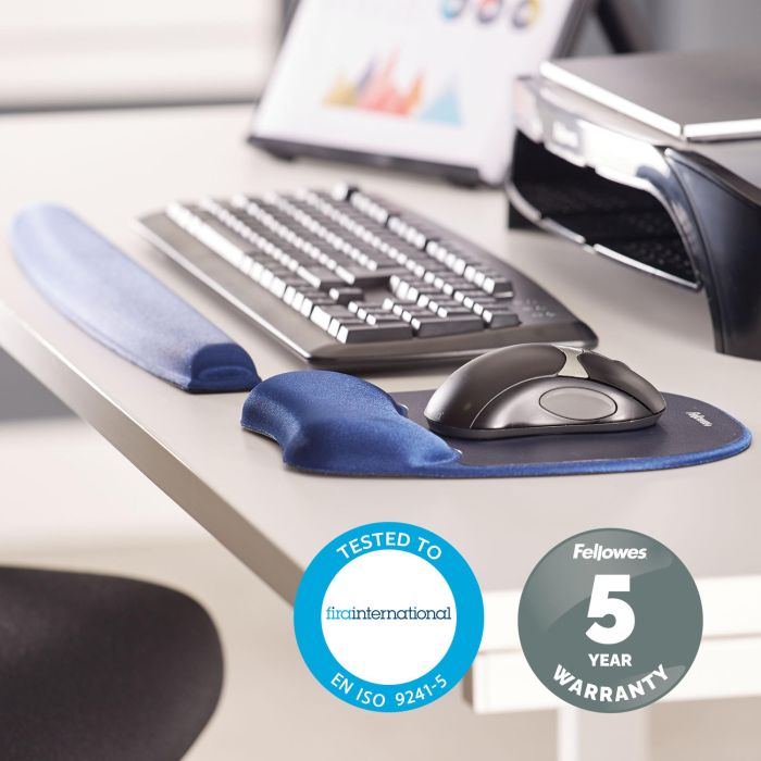 MOUSE PAD MEMORY FOAM/SAPPHIRE 9172801 FELLOWES – 4