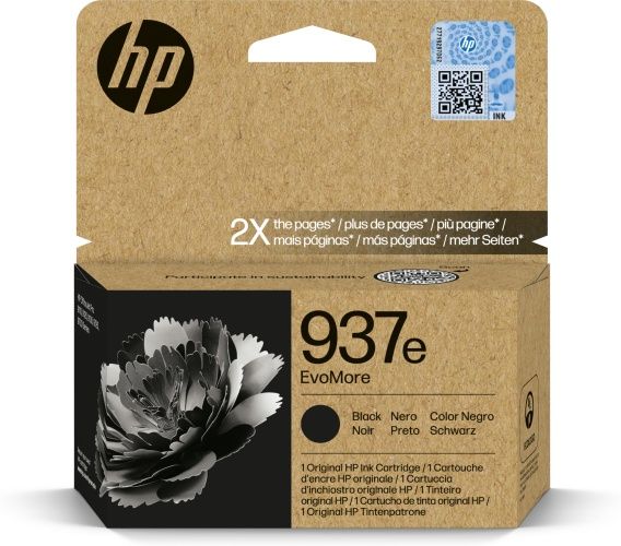 HP 937e EvoMore (4S6W9NE) Rašalinė kasetė, Juoda