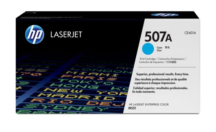 HP 507A (CE401A) Lazerinė kasetė, Žydra – 4