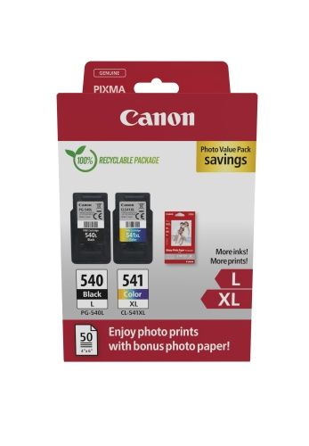 Canon PG-540L/CL-541XL (5224B012) Photo value pack Rašalinių kasečių komplektas, BK/CMY – 4