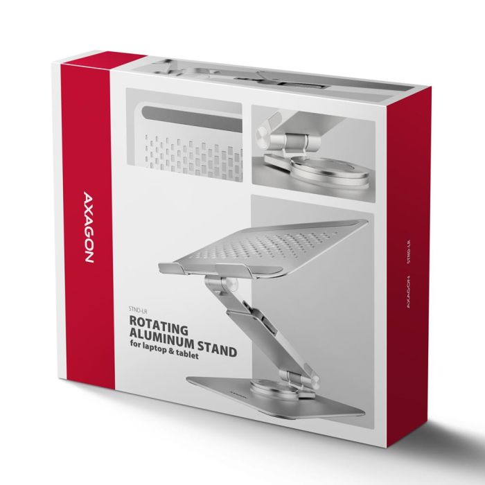 NB ACC STAND 10-17" ROTATING/ALUMINUM STND-LR AXAGON – 22