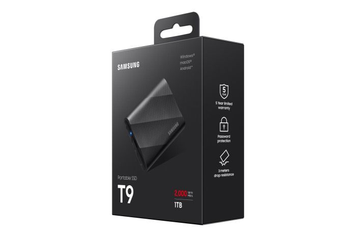 External SSD SAMSUNG T9 1TB – 15
