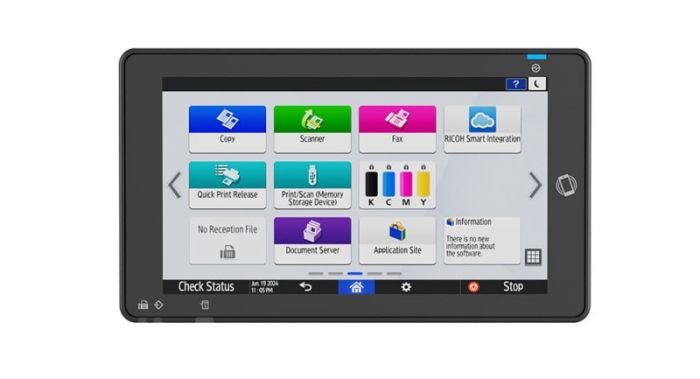 Ricoh IM C401F (423692) Spausdintuvas lazerinis spalvotas MFP A4 45 ppm USB Ethernet LAN – 4
