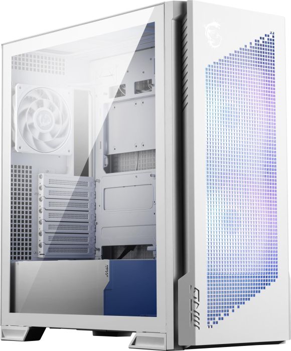 Case MSI ATX/micro ATX/Mini-ITX/EATX White Midi Tower PC – 7