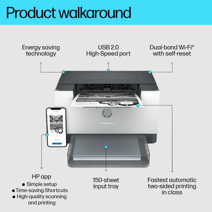Laser Printer HP LaserJet M209DW 6GW62F – 7