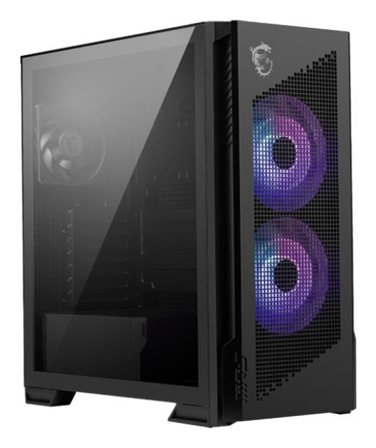 Case MSI ATX/micro ATX/Mini-ITX/EATX Black Midi Tower PC – 2