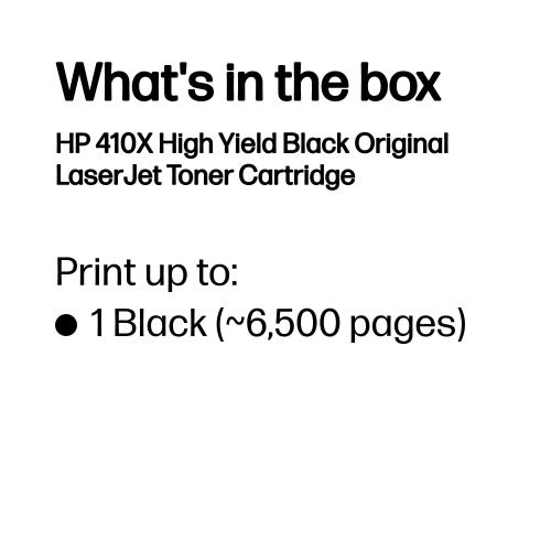 HP 410X (CF410X) Lazerinė kasetė, Juoda – 3