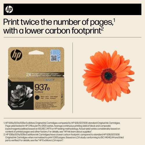 HP 937e EvoMore (4S6W9NE) Rašalinė kasetė, Juoda – 3