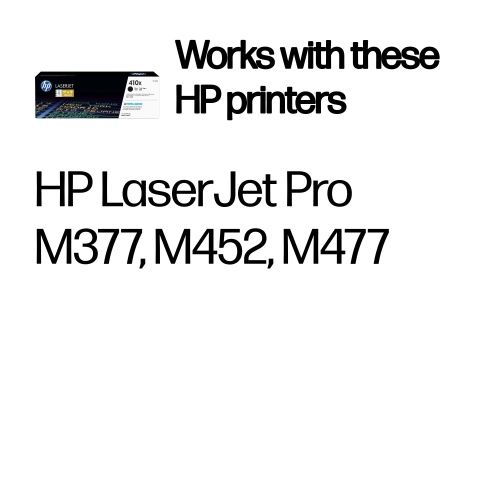 HP 410X (CF410X) Lazerinė kasetė, Juoda – 2
