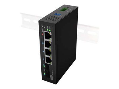 LANBERG Switch POE 1xBT 3xAT 2xSFP DIN