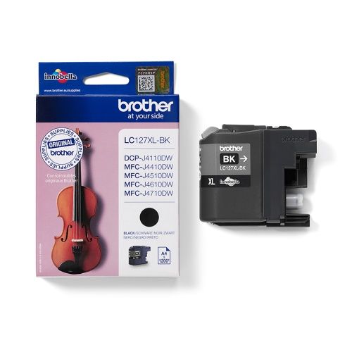 Brother LC127XL (LC127XLBK) Rašalinė kasetė, Juoda – 4