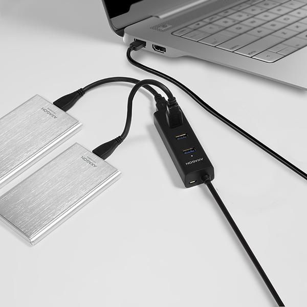 I/O HUB USB3.0 4PORT CHARGING/1.2M HUE-S2BL AXAGON – 2