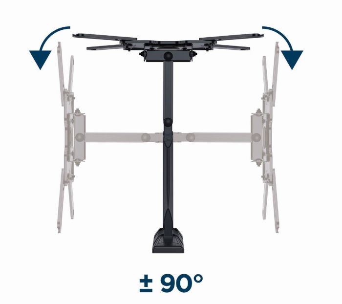 TV SET ACC WALL MOUNT 32-55"/WM-55ST-01 GEMBIRD – 3